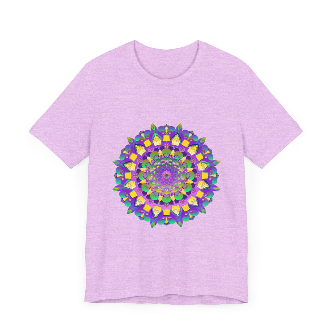 Vibrant Mandala Tee featuring a beautiful design symbolizing peace, harmony, and tranquility for a stylish and meaningful fashion statement