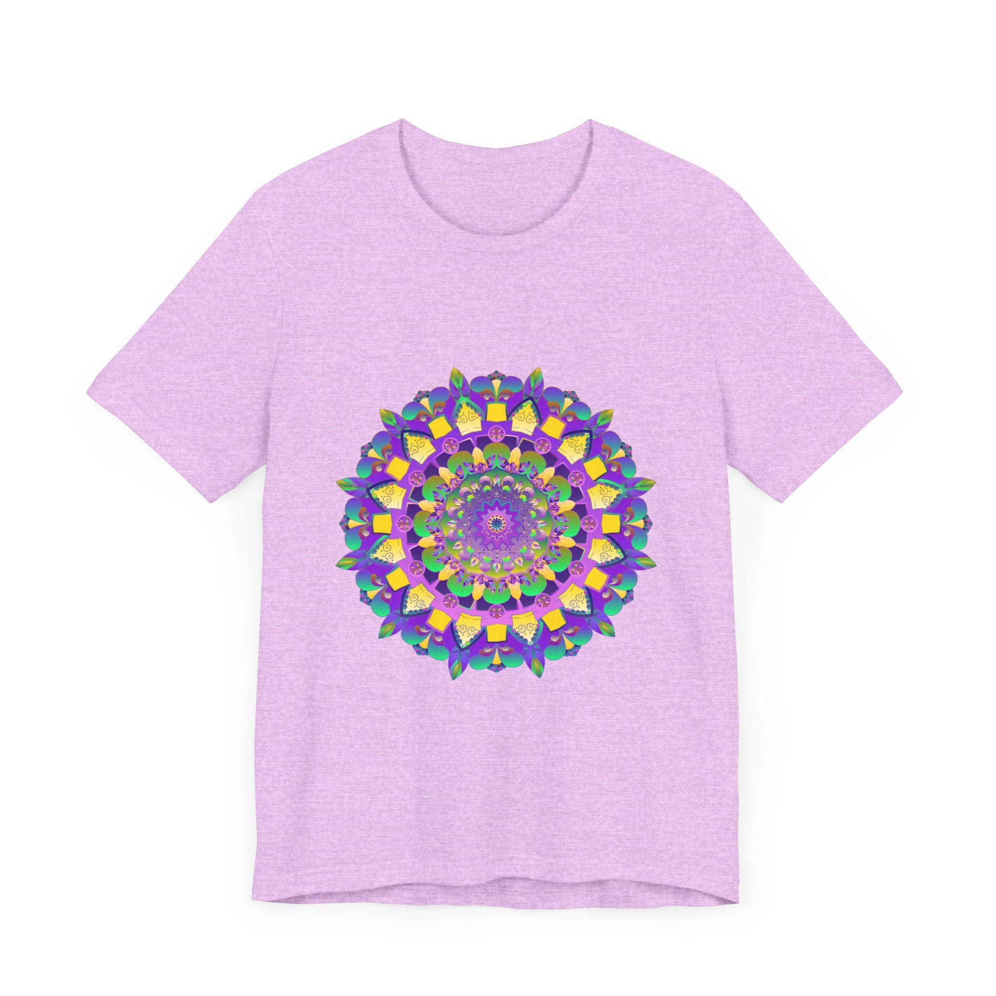 Vibrant Mandala Tee featuring a beautiful design symbolizing peace, harmony, and tranquility for a stylish and meaningful fashion statement