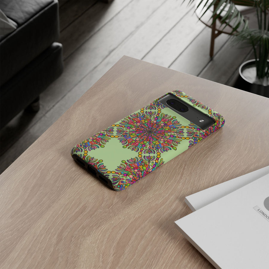 Intricate Mandala Phone Case in Lively Colors for Unique Style