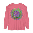 Colorful mandala design long sleeve t-shirt for both men and women