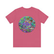 Vibrant mandala t-shirt featuring intricate spiritual design for peace and harmony