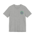 Colorful and intricate mandala design tee representing spiritual peace and harmony
