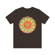 Vibrant Mandala T-Shirt featuring a beautiful design representing spiritual peace and harmony, perfect for bringing positive energy and tranquility into your wardrobe