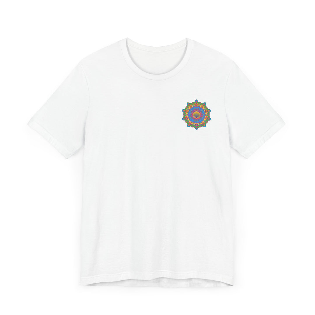 Vibrant Mandala Tee featuring a beautiful spiritual design for peace and harmony