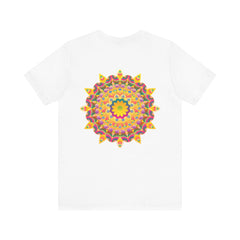 Vibrant Mandala Tee featuring intricate design symbolizing peace, harmony, and unity