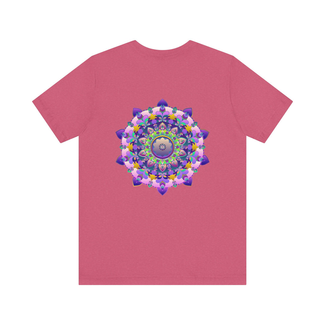  Colorful Mandala T-Shirt Representing Inner Peace and Spiritual Harmony 