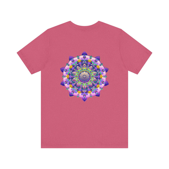  Colorful Mandala T-Shirt Representing Inner Peace and Spiritual Harmony 