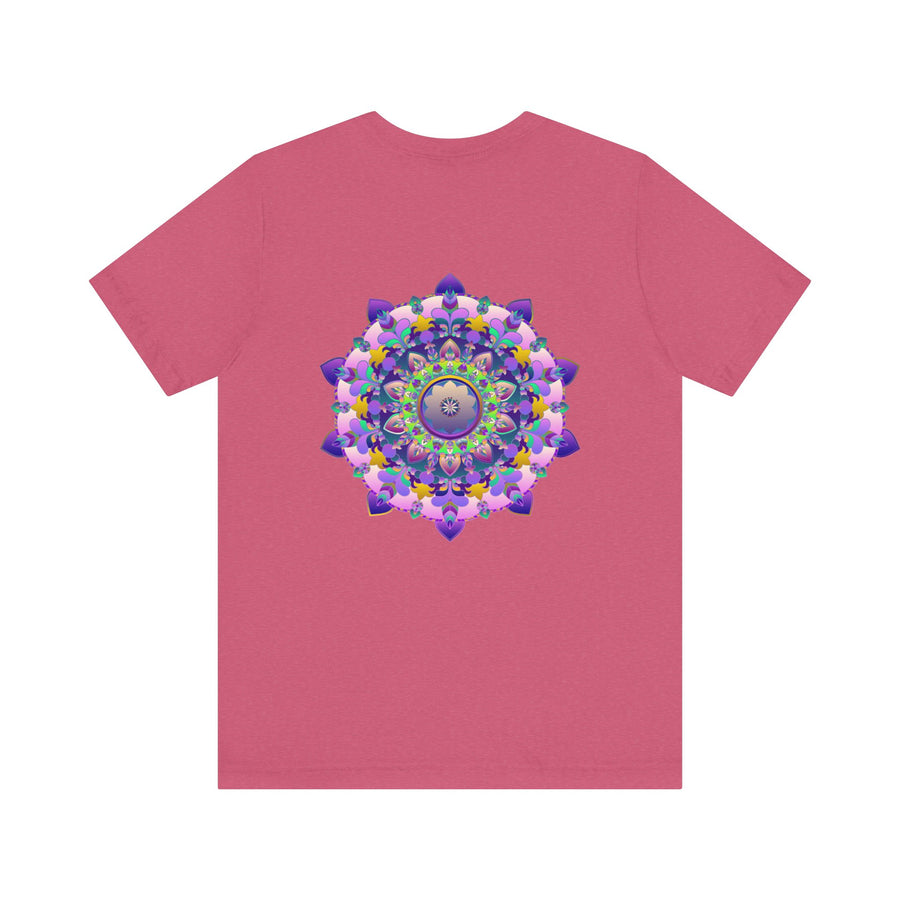  Colorful Mandala T-Shirt Representing Inner Peace and Spiritual Harmony 