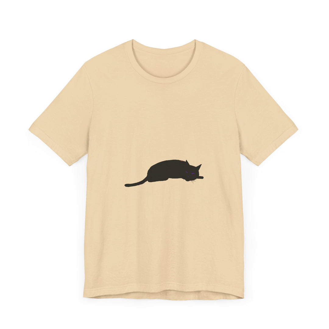 Get ready for Halloween with our Black Cat Mystery T-Shirt - a spooky and cool addition to your wardrobe