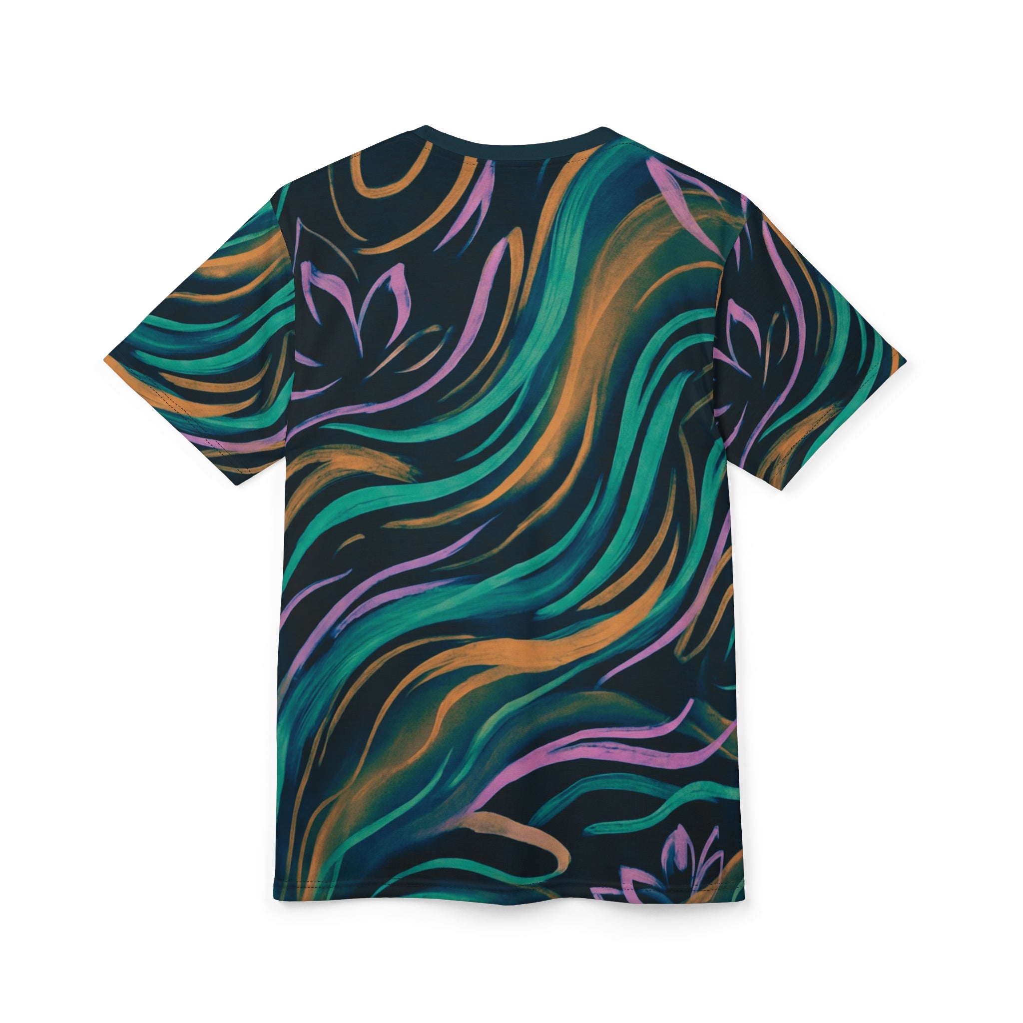 Sacred Cat Calligraphic Tee - Minimalist Spiritual Shirt