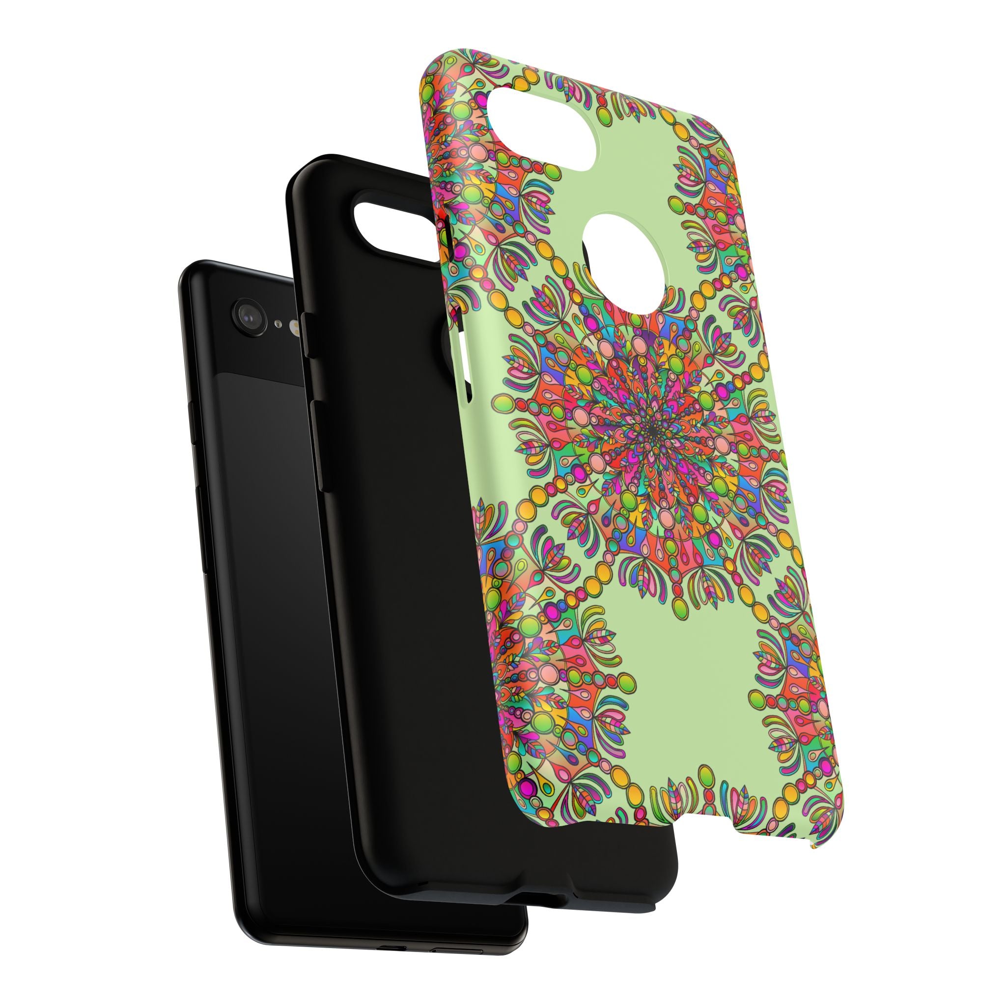 Vibrant Mandala iPhone & Google Pixel Case | Tough Cases