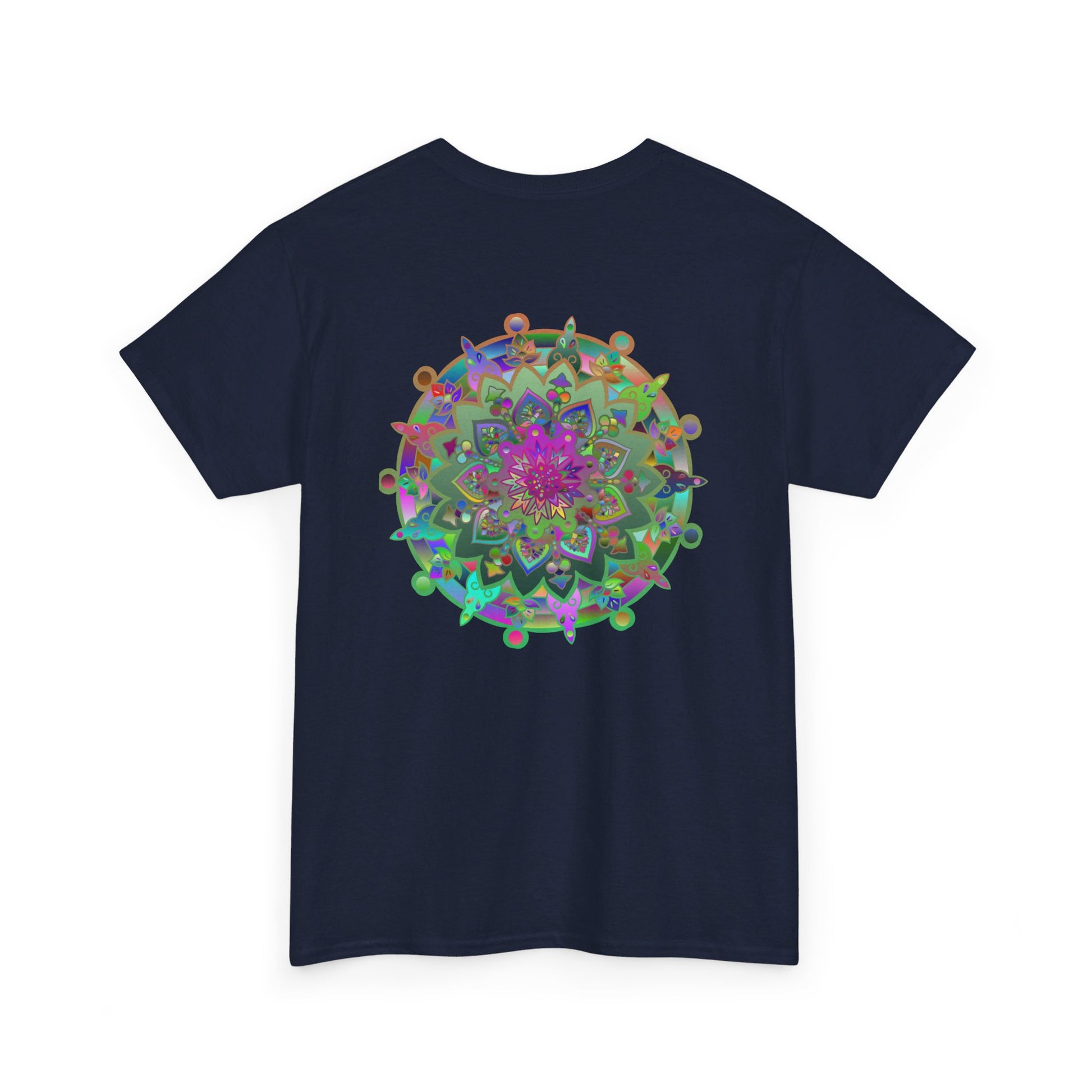 Comfortable and stylish unisex tee featuring a vibrant mandala design