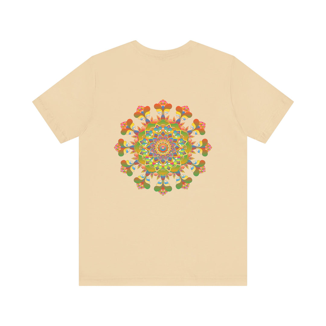 Woman wearing Mandala Peace & Harmony T-Shirt with positive energy