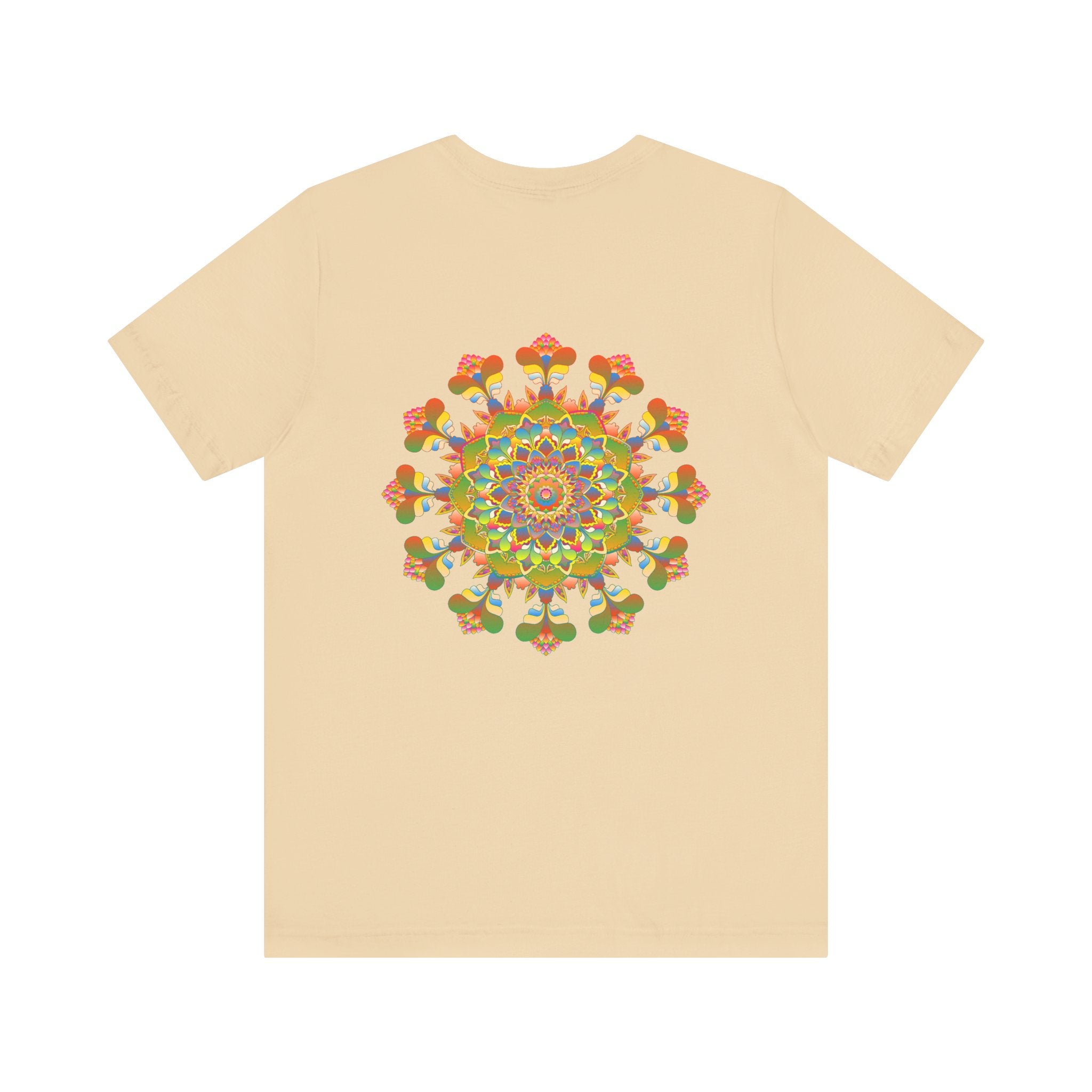 Woman wearing Mandala Peace & Harmony T-Shirt with positive energy