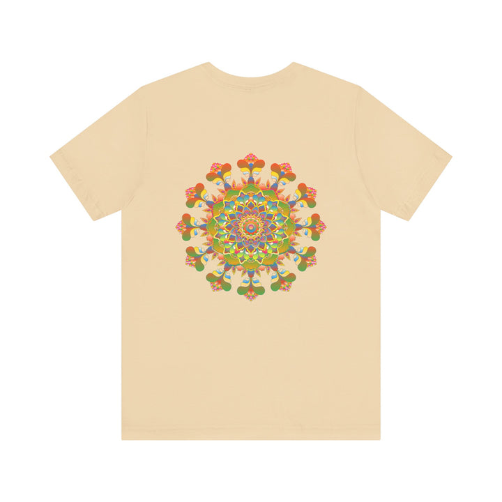 Woman wearing Mandala Peace & Harmony T-Shirt with positive energy