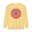 Colorful and intricate mandala design long sleeve t-shirt for men and women
