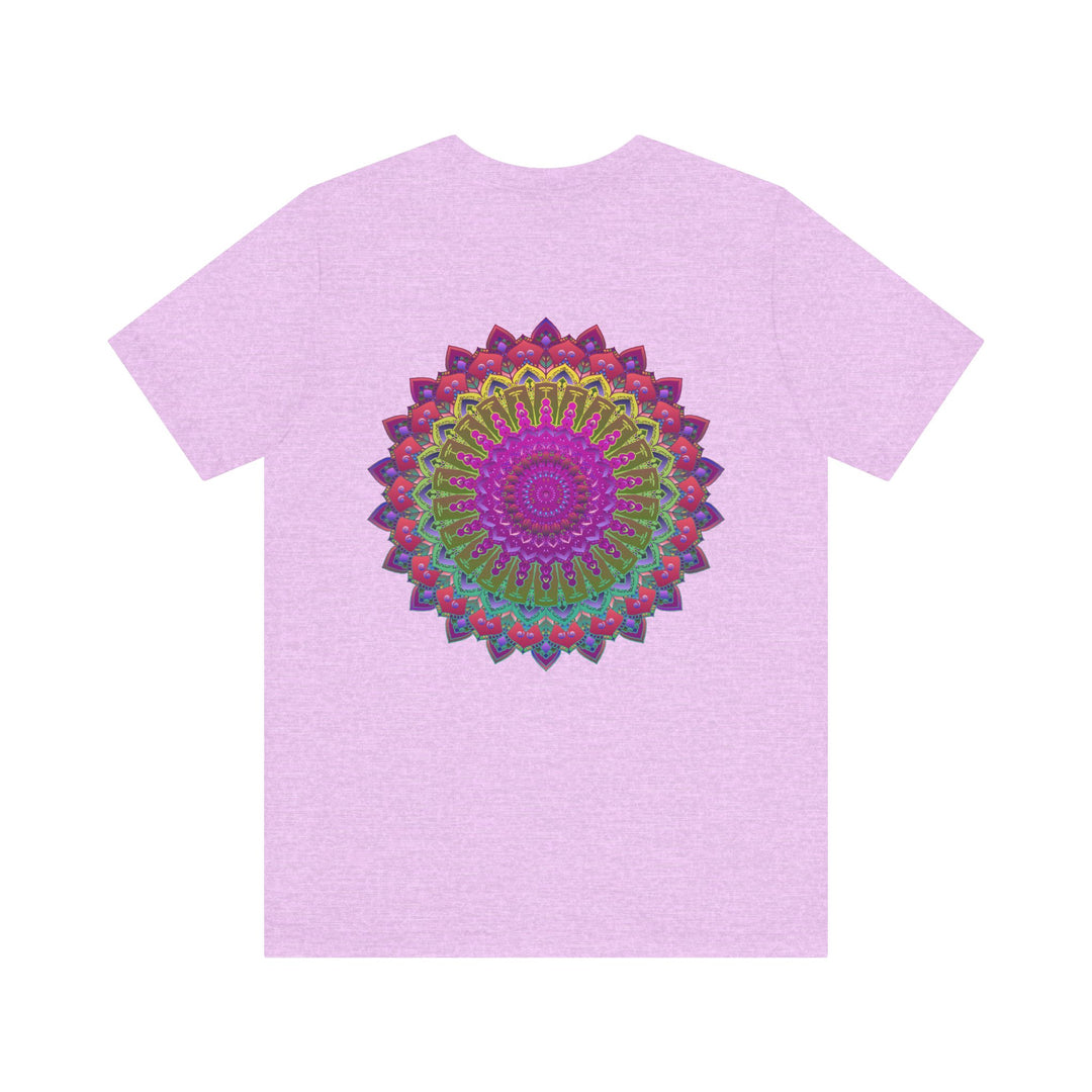 Vibrant and comfortable tee with a peaceful and harmonious mandala