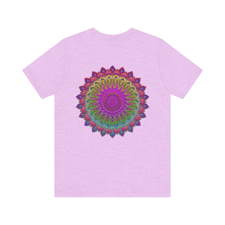 Vibrant and comfortable tee with a peaceful and harmonious mandala