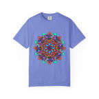 Mandala Art T-Shirt in Bold Colors for Creative Expression
