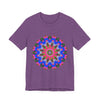 Colorful Mandala Geometric T-Shirt with intricate, vibrant design perfect for casual wear