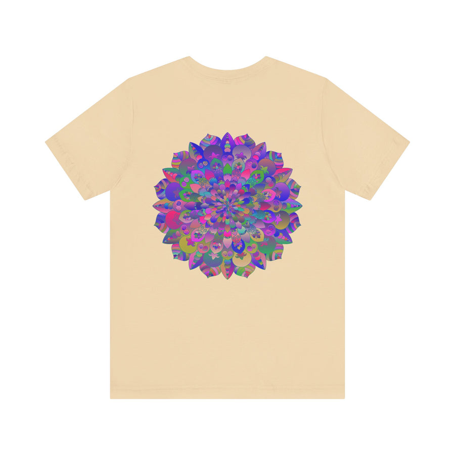  Colorful Mandala T-shirt representing inner peace and tranquility 