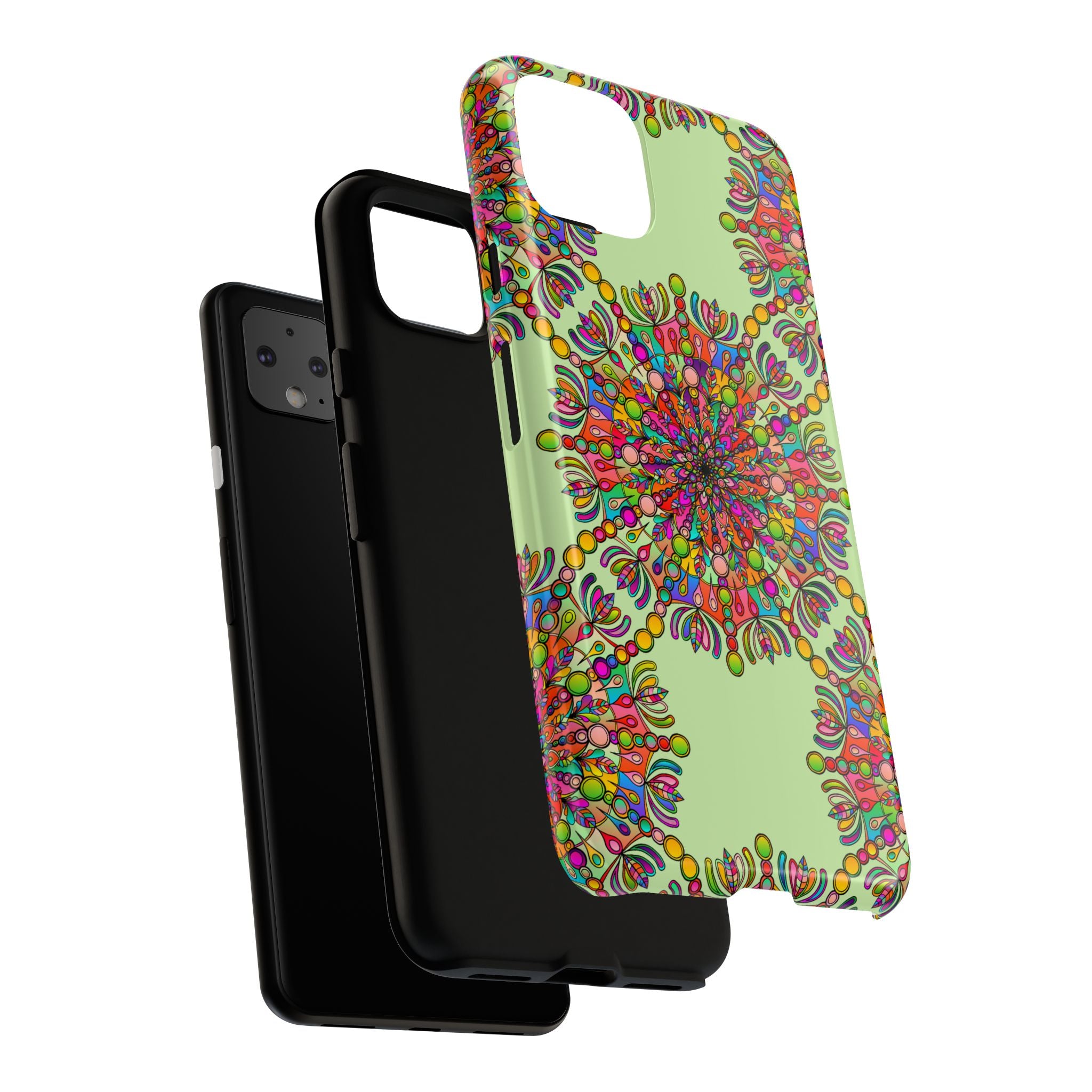 Vibrant Mandala iPhone & Google Pixel Case | Tough Cases