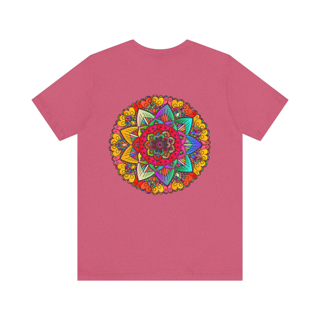 Colorful Mandala Peace & Harmony t-shirt featuring a vibrant and spiritual design