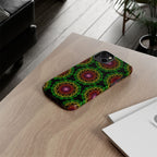 Artistic Mandala Phone Case with Bold Patterns and Modern Flair