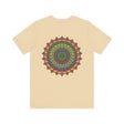 Beautiful and colorful Vibrant Mandala Tee representing spiritual peace and harmony with intricate patterns and vibrant colors for a peaceful and harmonious vibe