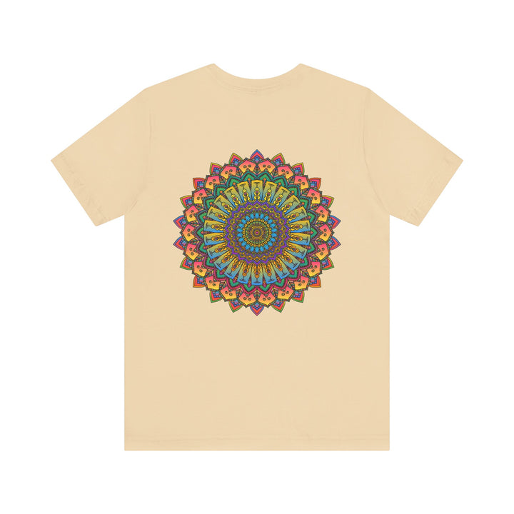 Beautiful and colorful Vibrant Mandala Tee representing spiritual peace and harmony with intricate patterns and vibrant colors for a peaceful and harmonious vibe