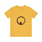 Black Cat Mystery Moon T-Shirt featuring a spooky and stylish design