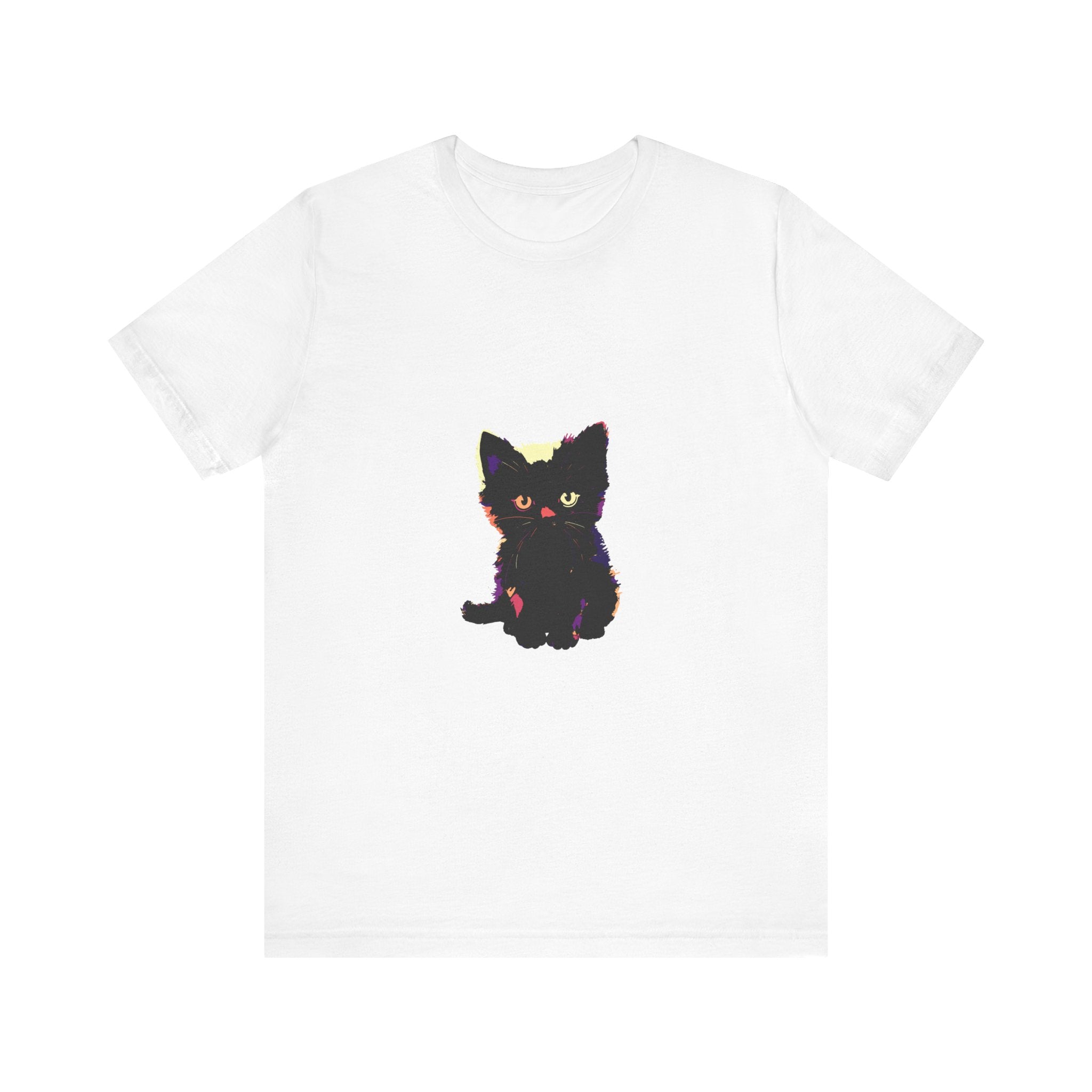 Black Cat Mystery T-Shirt - Cute & Stylish, perfect for casual outings and cat lovers who want to showcase their unique style