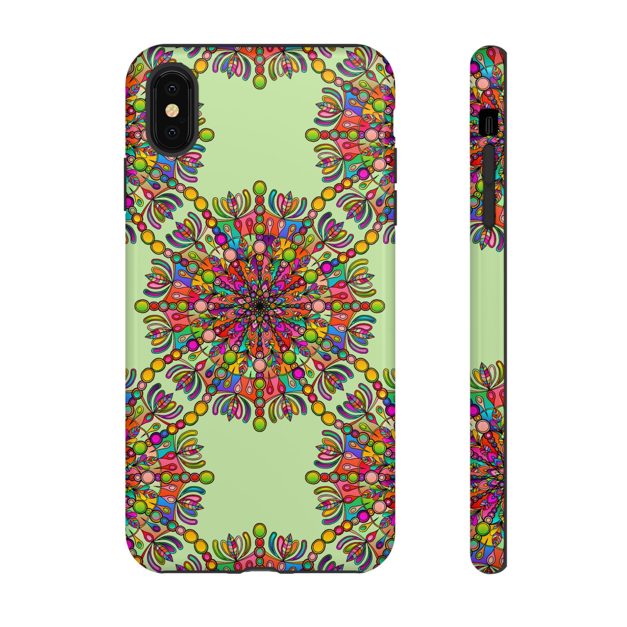 Intricate Mandala Phone Case in Lively Colors for Unique Style
