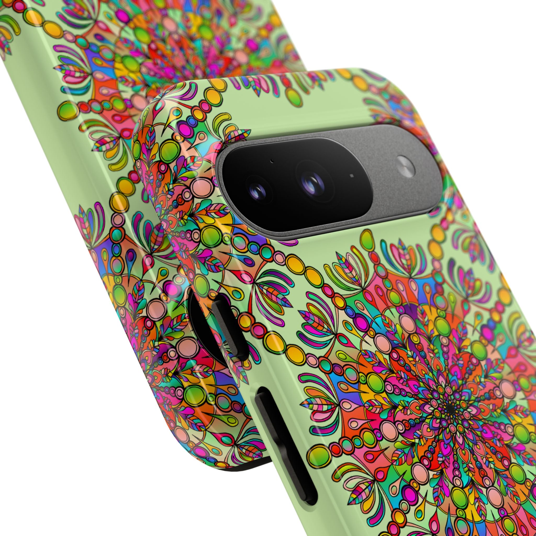 Vibrant Mandala iPhone & Google Pixel Case | Tough Cases