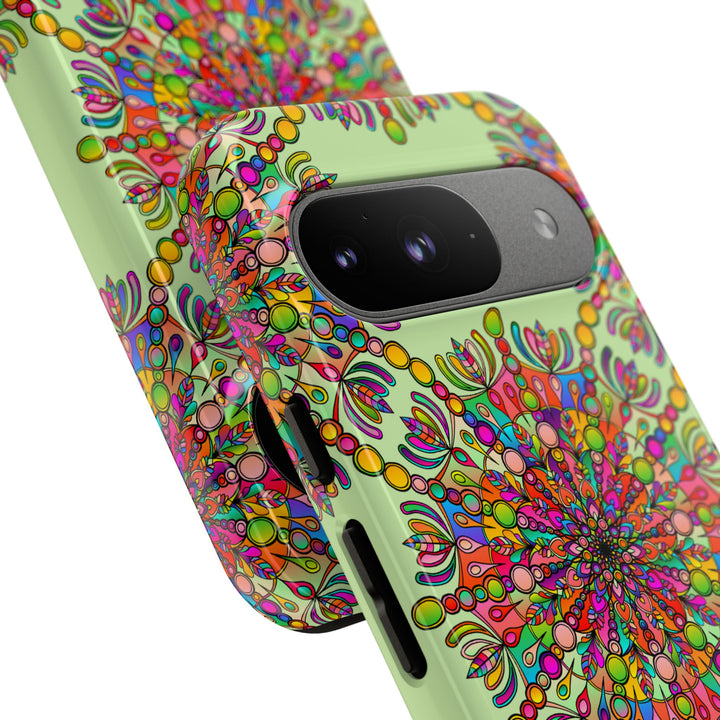 Intricate Mandala Phone Case in Lively Colors for Unique Style