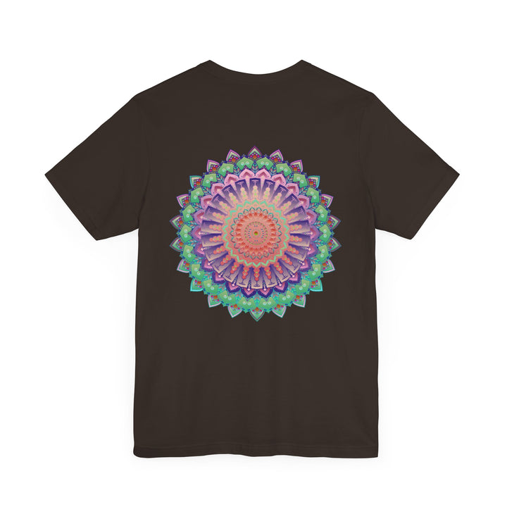 A beautiful mandala tee featuring intricate designs for spiritual peace and harmony