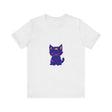 Blue Cat T-Shirt with eye-catching Black Cat graphic