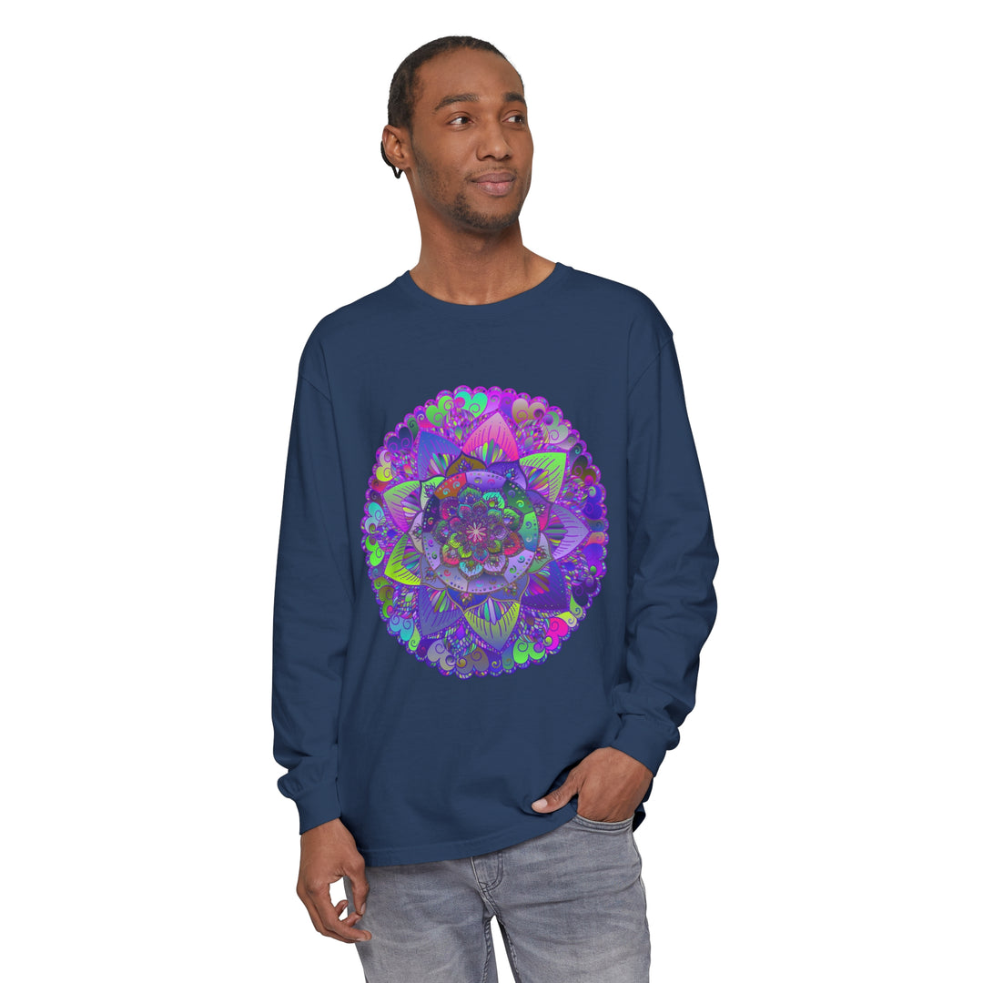 Intricate Mandala Long Sleeve T-Shirt - Psychedelic Art 55