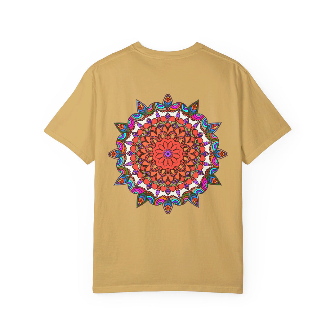 Soft and breathable Mandala Design T-Shirt on 100% Ring-Spun Cotton fabric