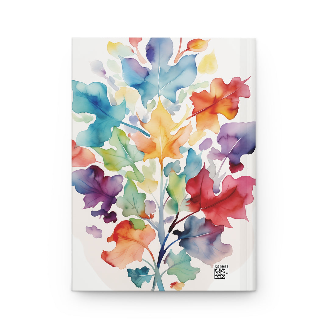 Watercolor Floral Hardcover Journal — Color Your Day Daily Diary
