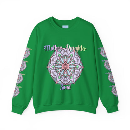 A cozy and stylish unisex crewneck sweatshirt featuring Mother-Daughter Bond design Ideal birthday gift for Mom