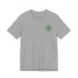 Colorful and intricate psychedelic mandala T-shirt with spiritual vibes and intricate design