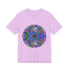 Vibrant and intricate mandala design on a comfortable and stylish t-shirt