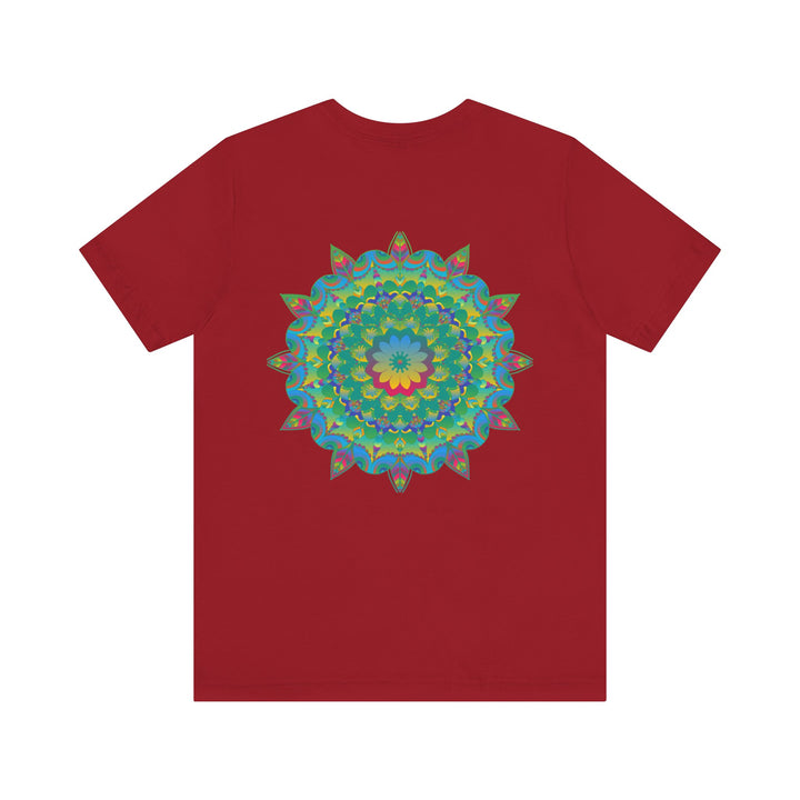 White Mandala Tee featuring intricate spiritual design for peace and harmony