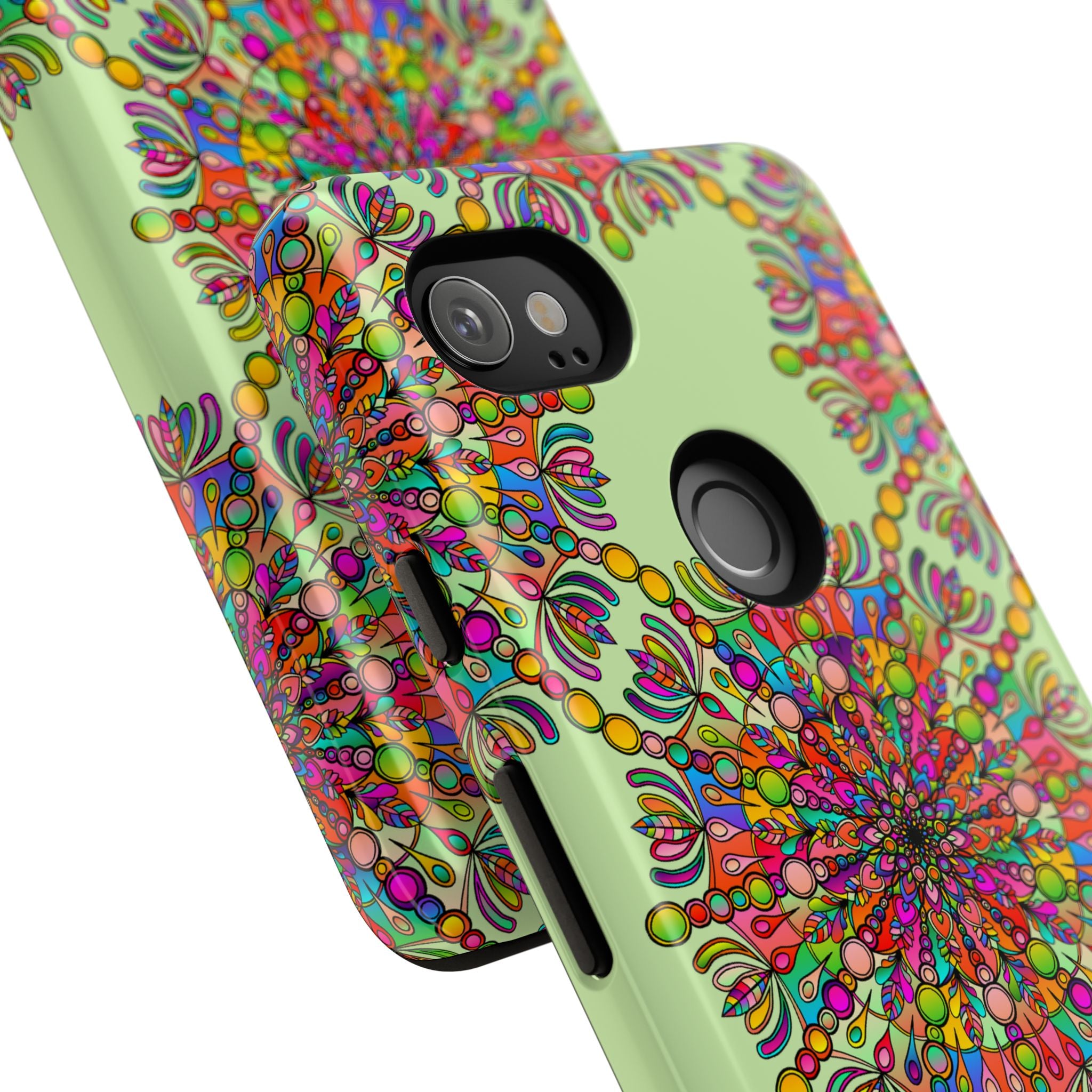 Vibrant Mandala iPhone & Google Pixel Case | Tough Cases