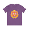 Vibrant Mandala Tee featuring a intricate and colorful design perfect for adding a pop of color to your wardrobe