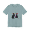 Black Cat Mystery T-Shirt - Elegant & Colorful, featuring striking black cat design on a vibrant, high-quality fabric