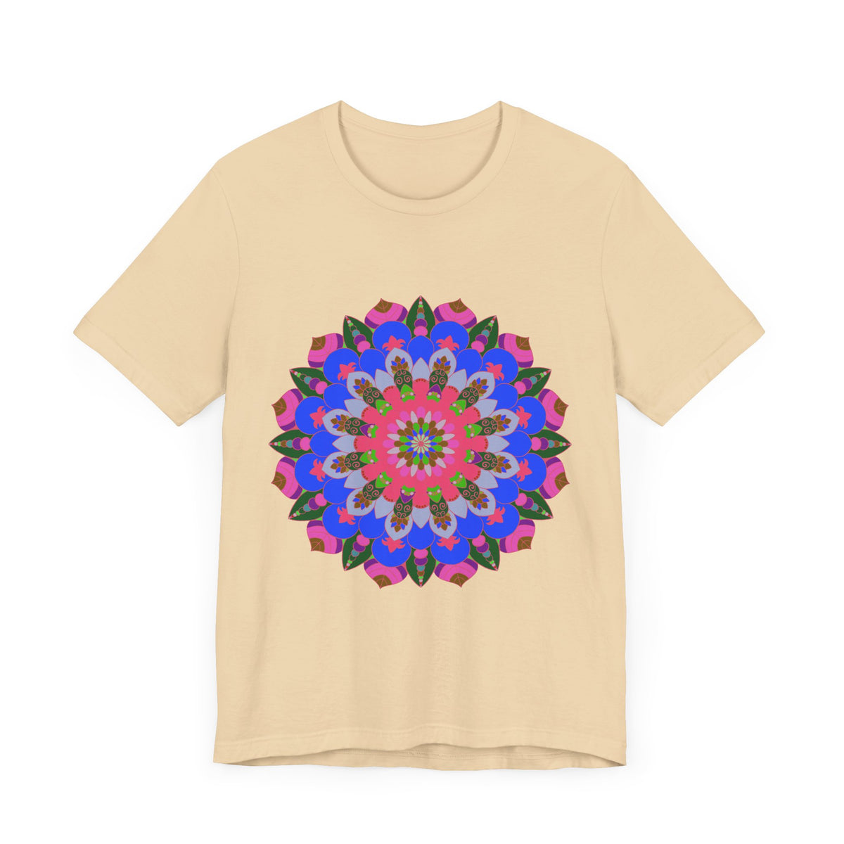 Colorful Mandala Geometric T-Shirt featuring vibrant patterns and intricate designs