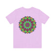 Peaceful and harmonious mandala t-shirt with colorful and intricate design