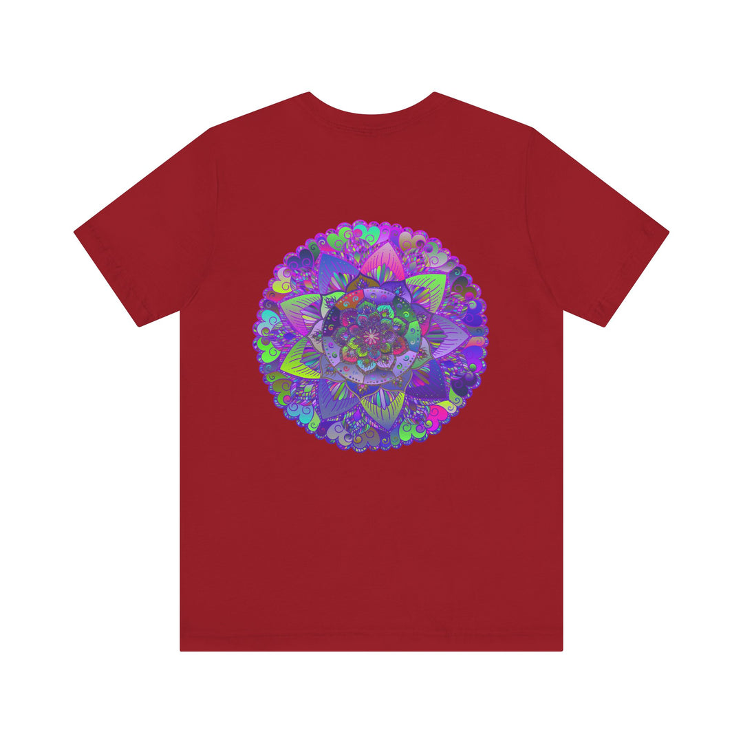 Beautiful Vibrant Mandala Tee representing spiritual peace and harmony in intricate colorful design - perfect for finding inner tranquility and balance in your life